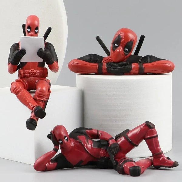 Miniatura DeadPool para Decoração de Carro ou Escritório – Marvel