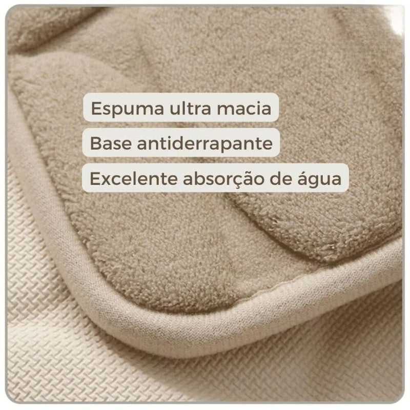 Tapete para Banheiro Antiderrapante Gavon - COMPRE 1 LEVE 2