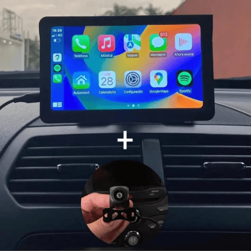 CarPlay Max Pro "7" + 🎁 BRINDE (CÂMERA DE RÉ)