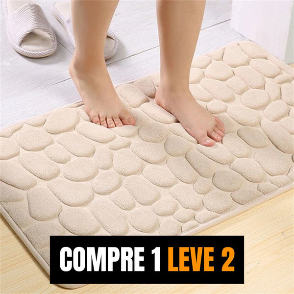 Tapete para Banheiro Antiderrapante Gavon - COMPRE 1 LEVE 2