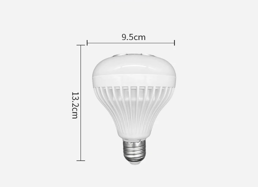 Lâmpada Bluetooth Led com Caixa de Som e Controle Remoto