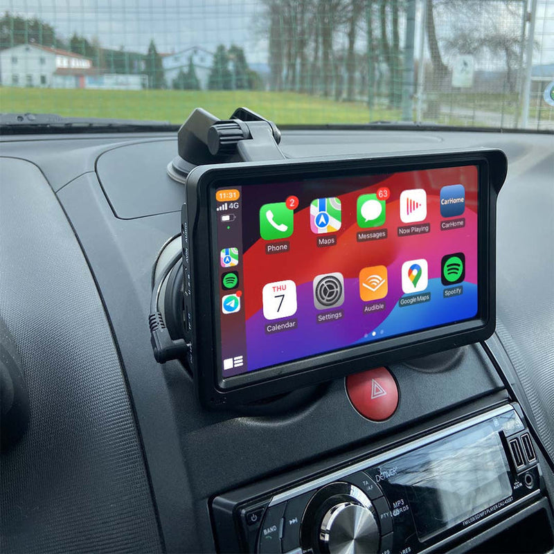 CarPlay Max Pro "7" + 🎁 BRINDE (CÂMERA DE RÉ)